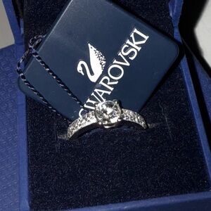 Swarovski Silver Crystal Ring
